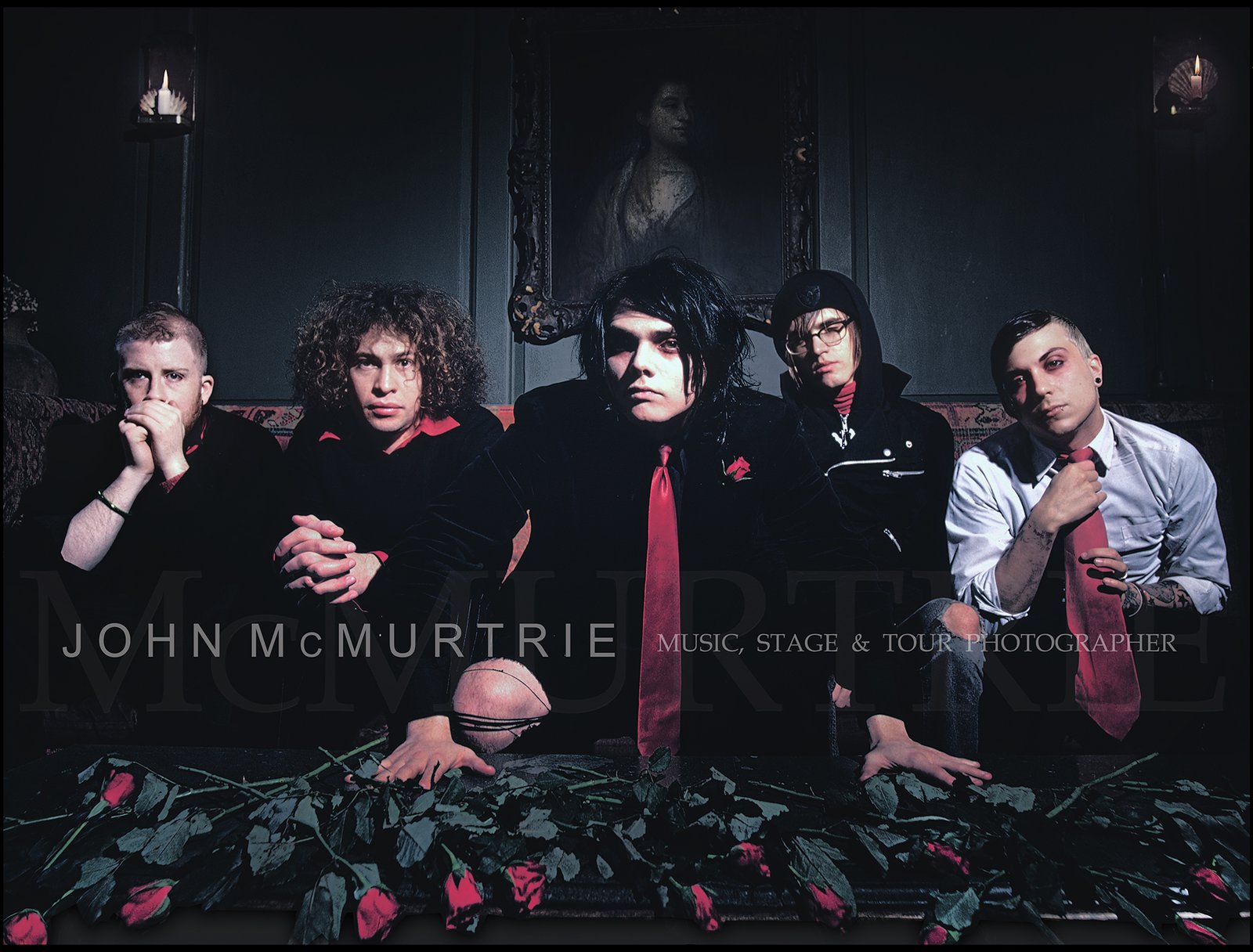 MY CHEMICAL ROMANCE - RED | JOHN McMURTRIE MUSIC PRINTS
